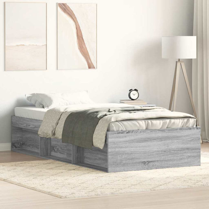 sengeramme 75x190 cm grå sonoma-eg