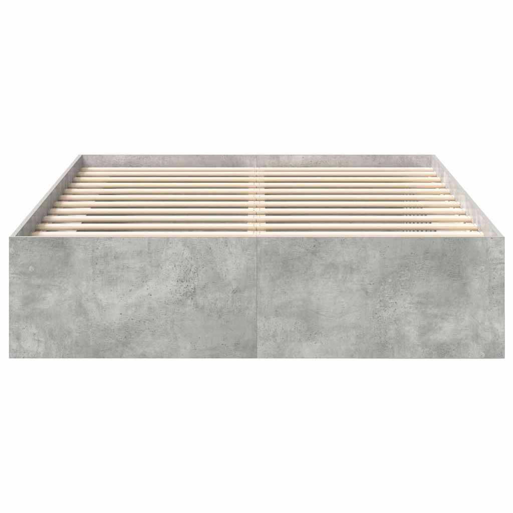 sengeramme 120x200 cm betongrå