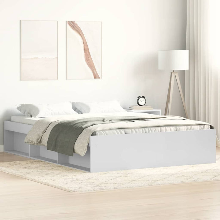 sengeramme 140x200 cm hvid