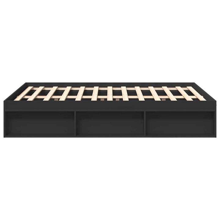 sengeramme 140x200 cm sort