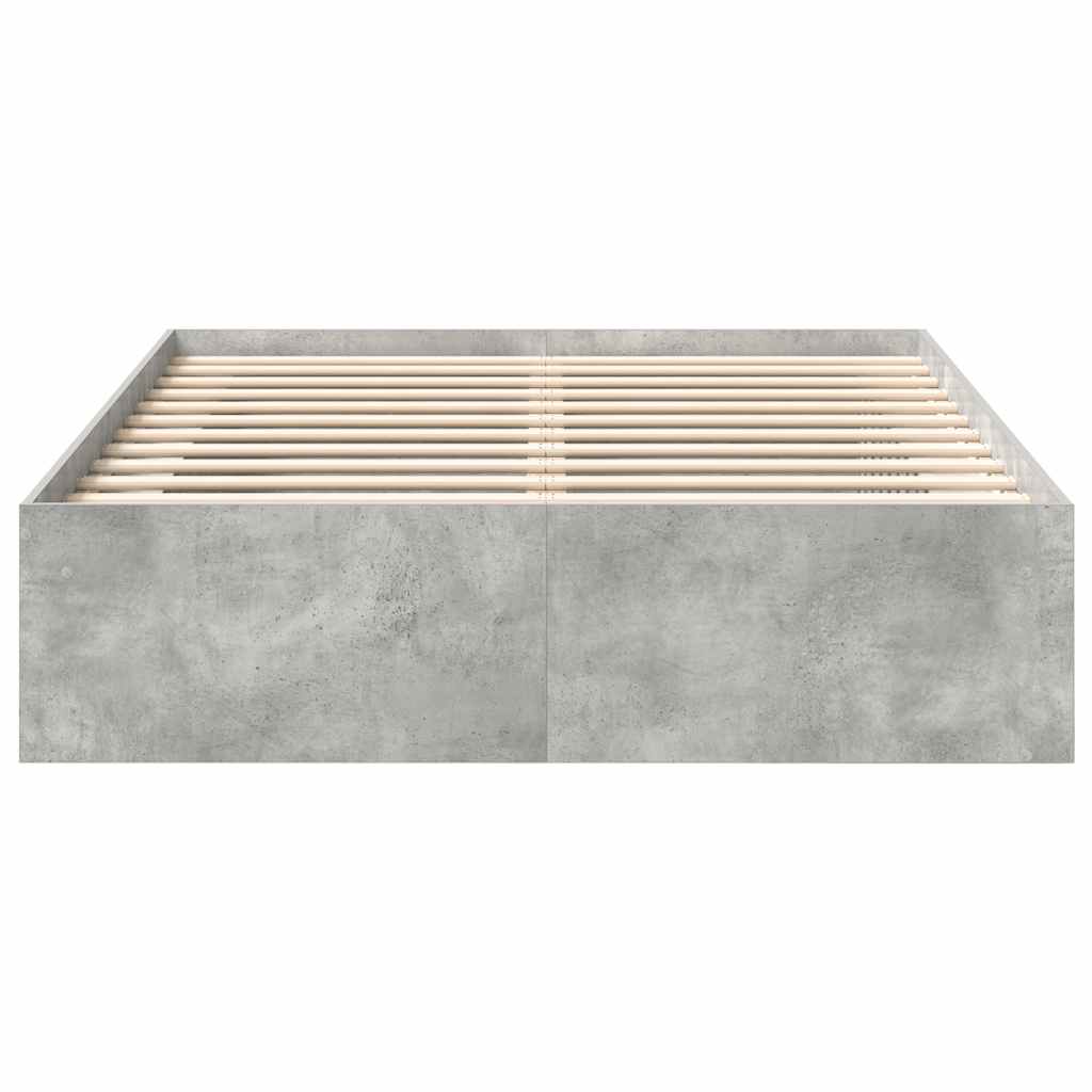 sengeramme 140x200 cm betongrå