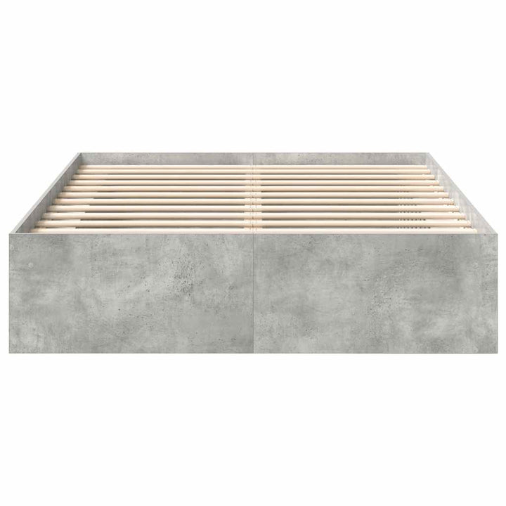 sengeramme 140x200 cm betongrå