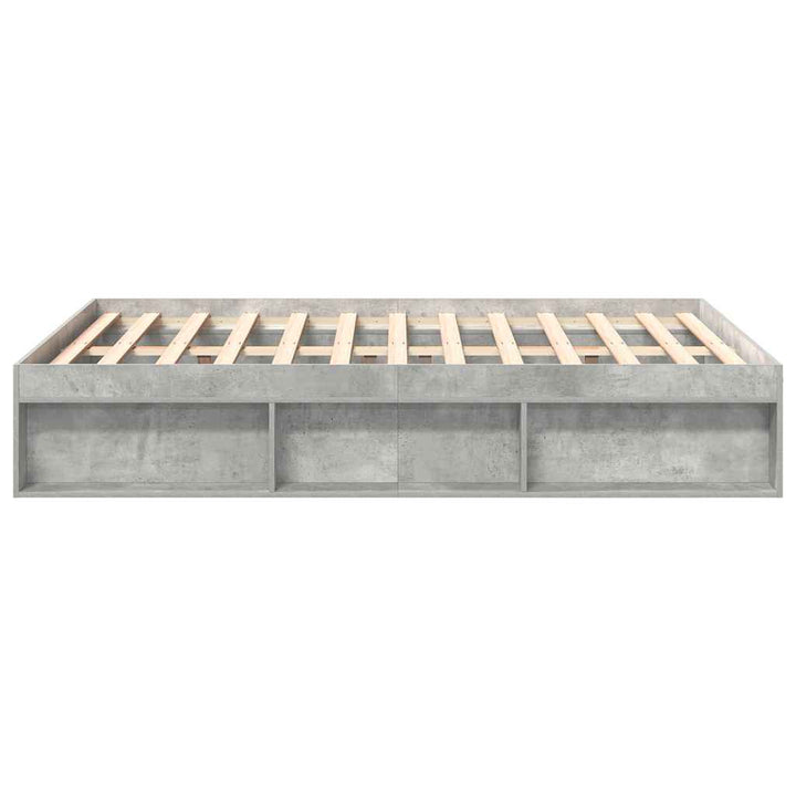 sengeramme 140x200 cm betongrå