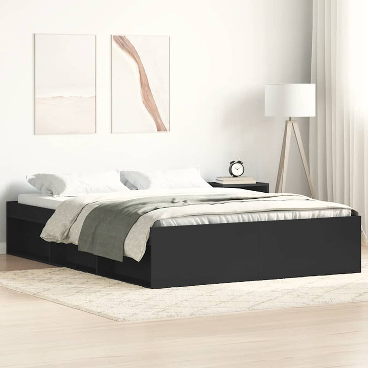 sengeramme 150x200 cm sort