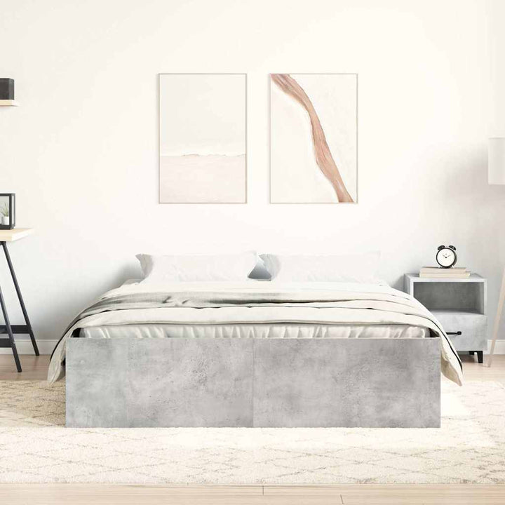sengeramme 150x200 cm betongrå