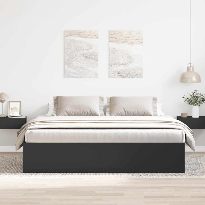 sengeramme 180x200 cm sort