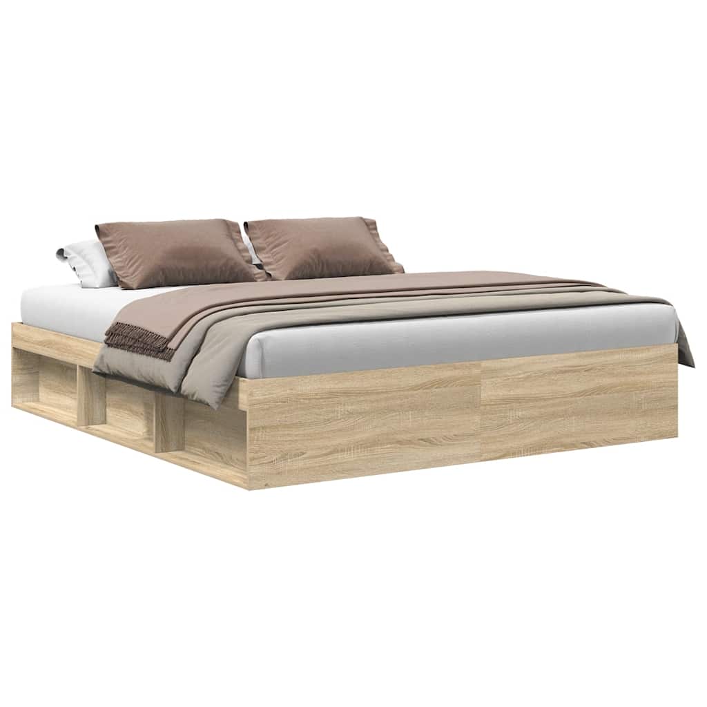 sengeramme 180x200 cm sonoma-eg