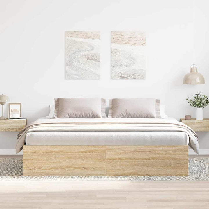 sengeramme 180x200 cm sonoma-eg