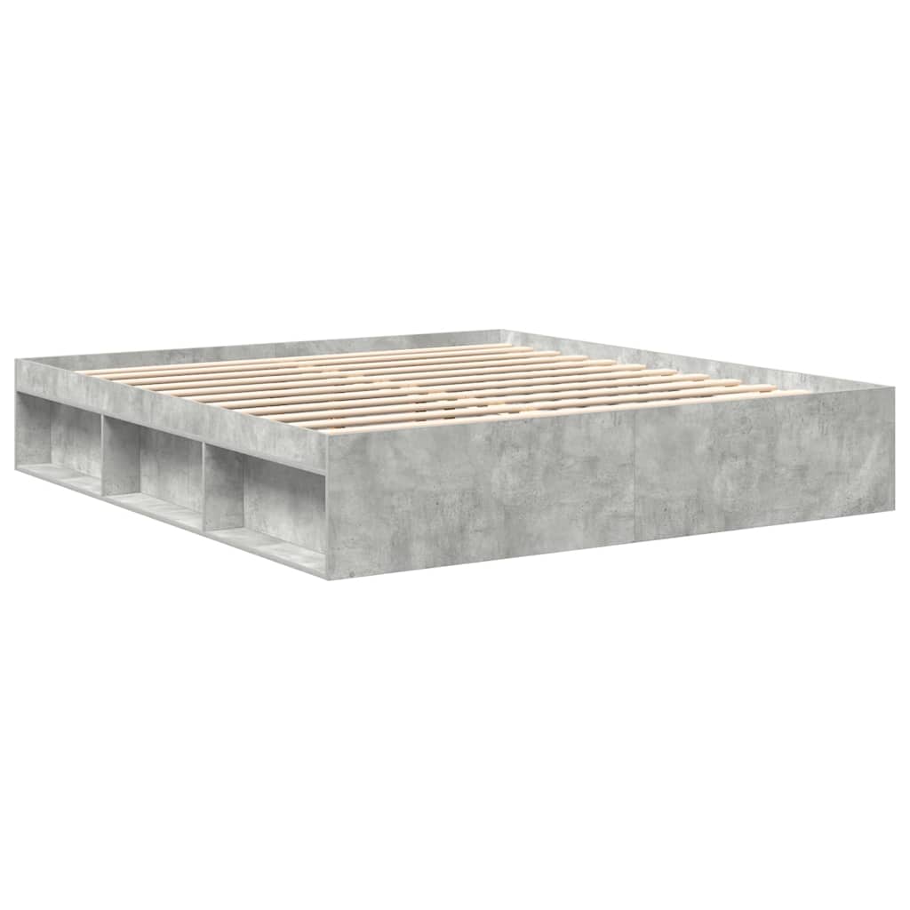 sengeramme 180x200 cm betongrå