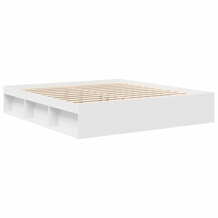 sengeramme 200x200 cm hvid