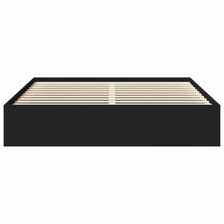 sengeramme 200x200 cm sort