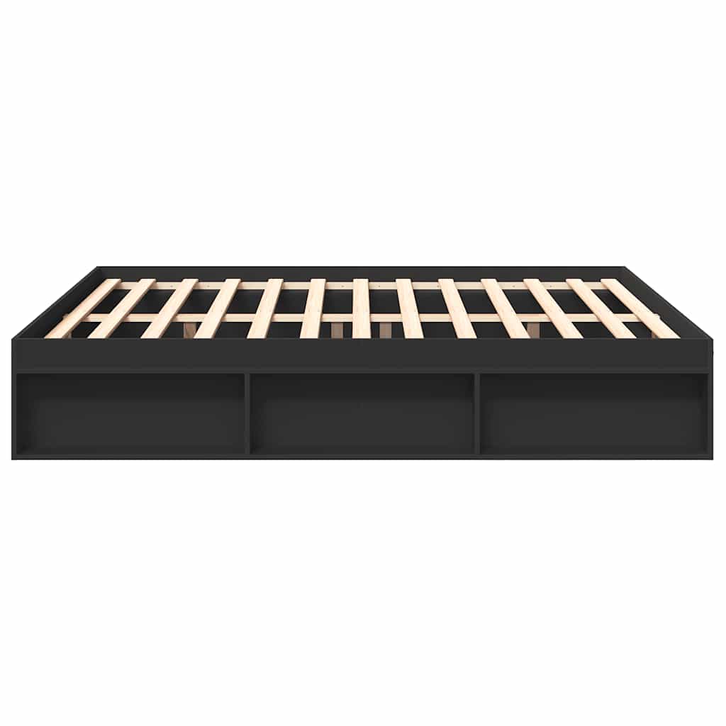 sengeramme 200x200 cm sort