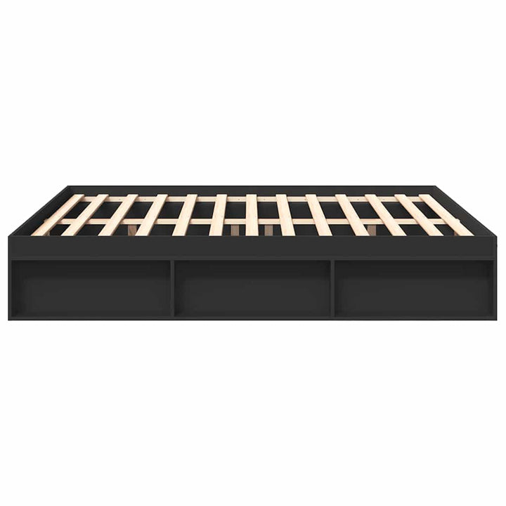 sengeramme 200x200 cm sort