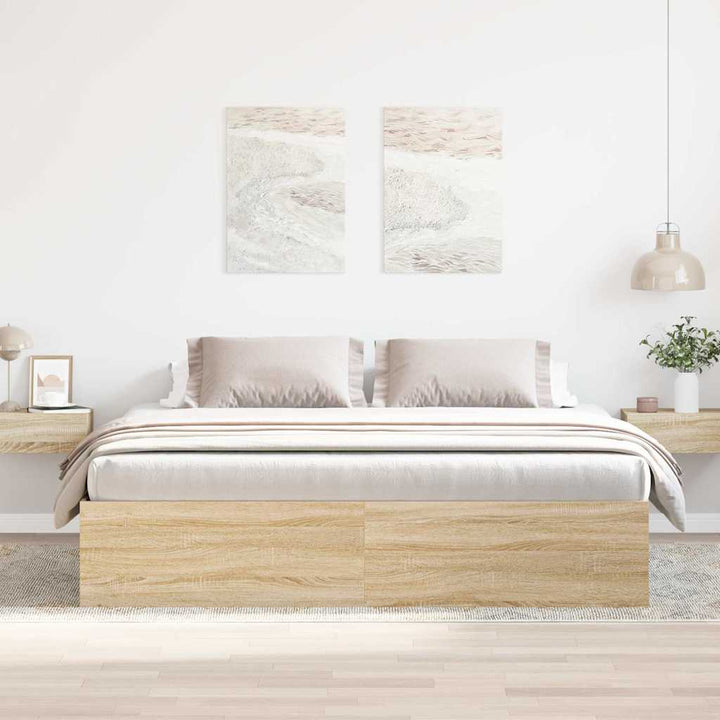 sengeramme 200x200 cm sonoma-eg