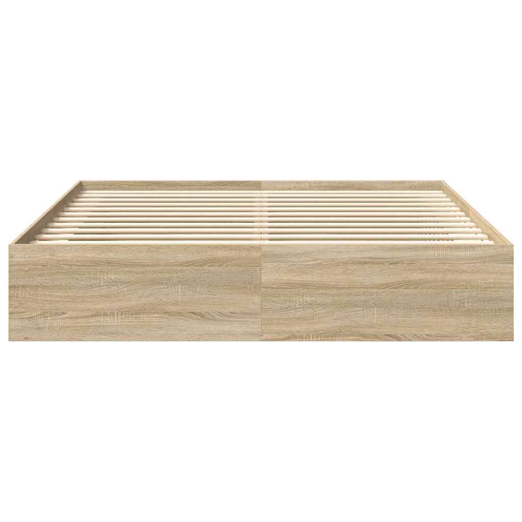 sengeramme 200x200 cm sonoma-eg
