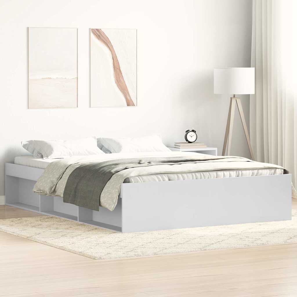 sengeramme 140x190 cm hvid