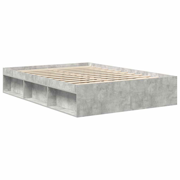 sengeramme 140x190 cm betongrå