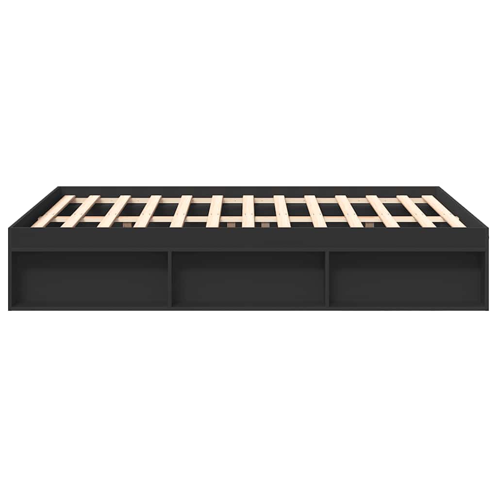 sengeramme 135x190 cm sort