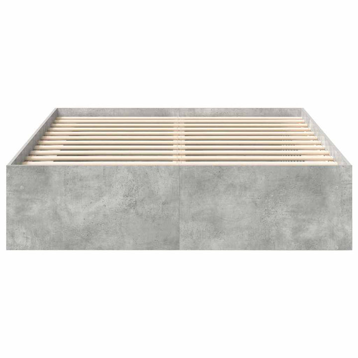 sengeramme 135x190 cm betongrå