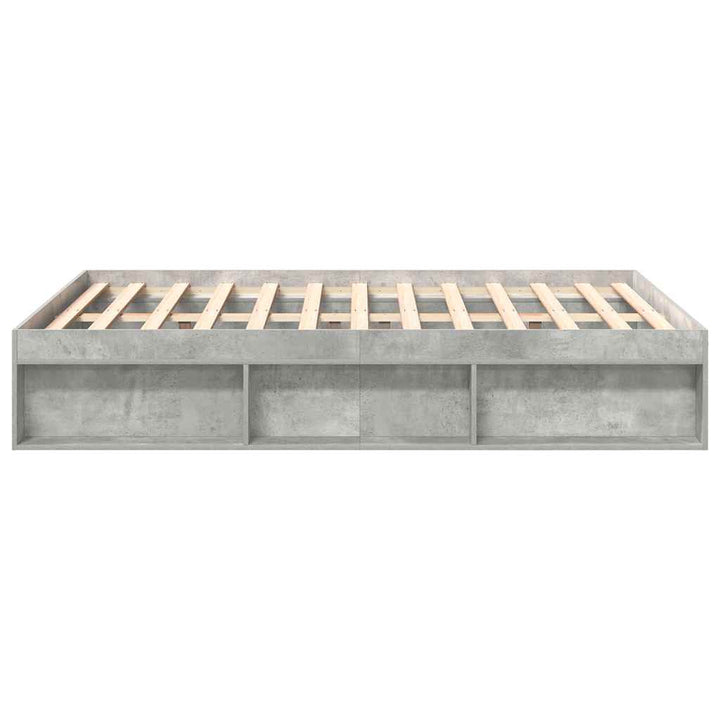 sengeramme 135x190 cm betongrå