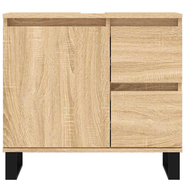 sengeramme 135x190 cm grå sonoma-eg