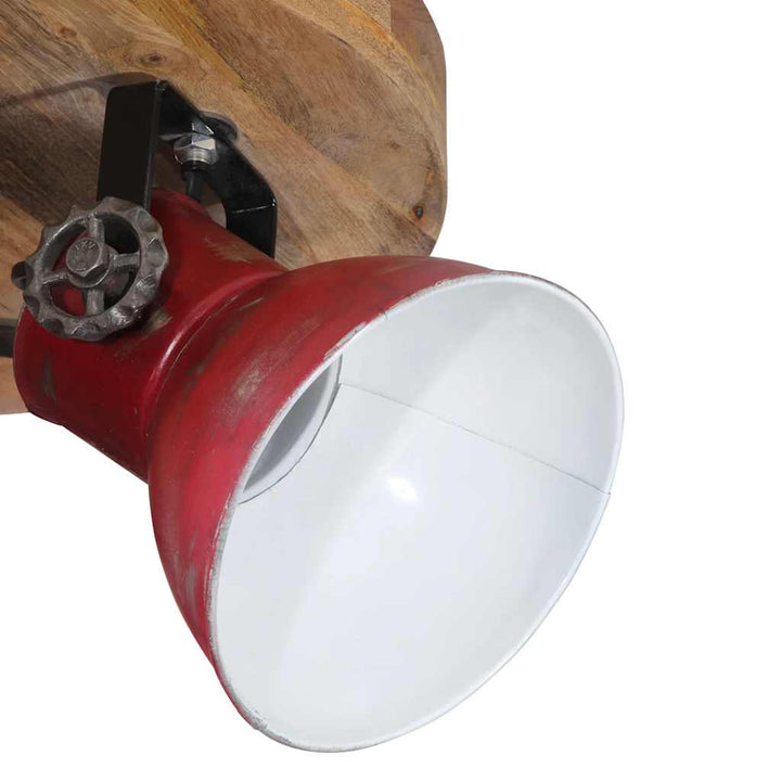loftlampe 25 W 35x35x25 cm E27 rustik rød