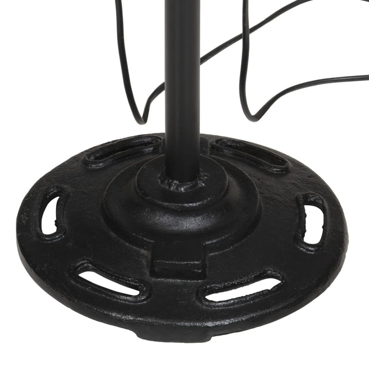 gulvlampe 25 W 25x25x90/140 cm E27 rustik blå