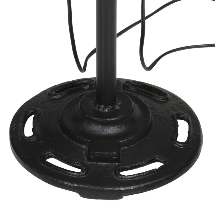 gulvlampe 25 W 25x25x90/140 cm E27 rustik rød