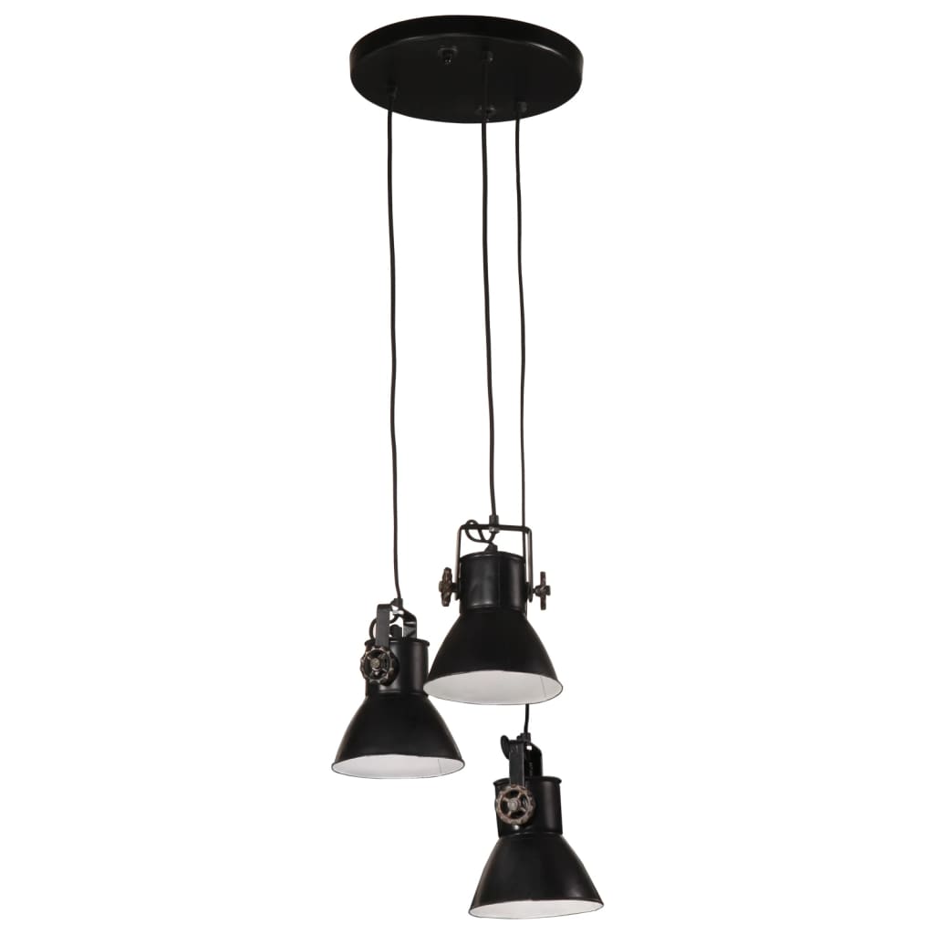 pendel25 W rund 30x30x100 cm E27 sort