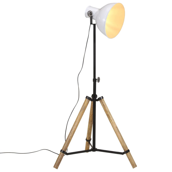gulvlampe 75x75x90-150 cm 25 W E27 hvid