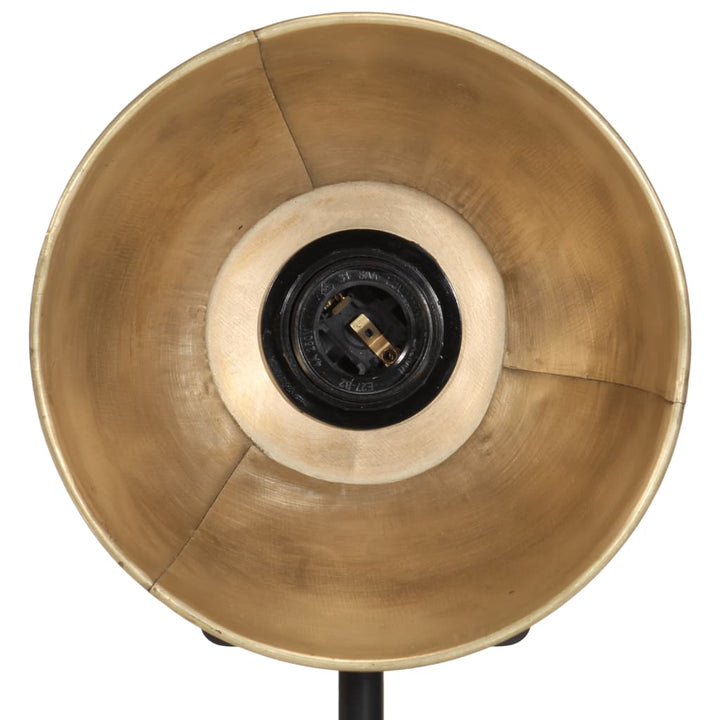 skrivebordslampe 17x17x50 cm 25 W E27 antik messingfarve