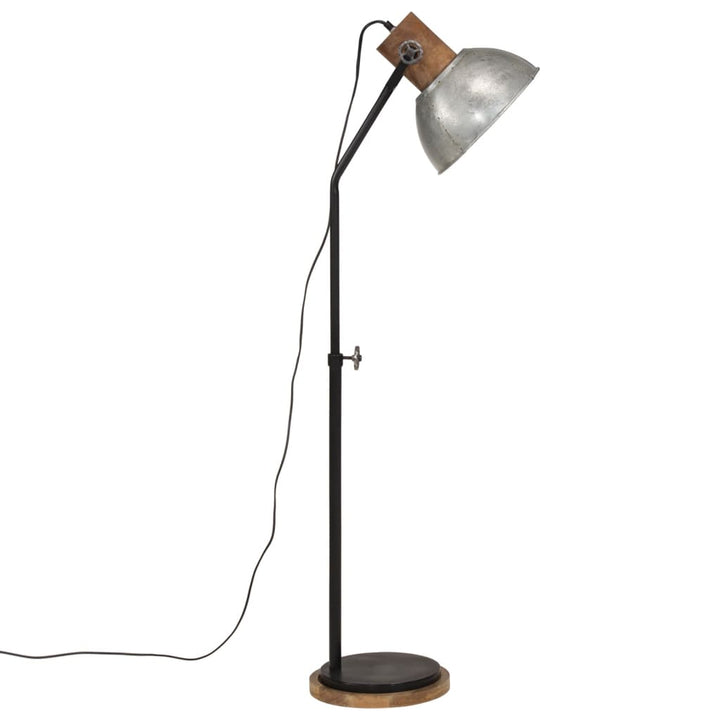 gulvlampe 30x30x100-150 cm 25 W E27 vintagesølv