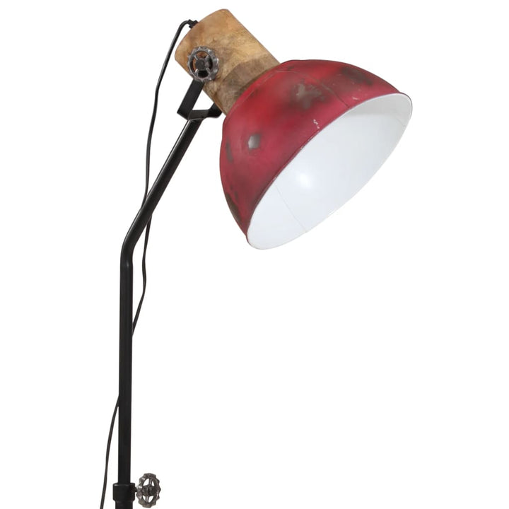 gulvlampe 25 W 30x30x100-150 cm E27 rustik rød