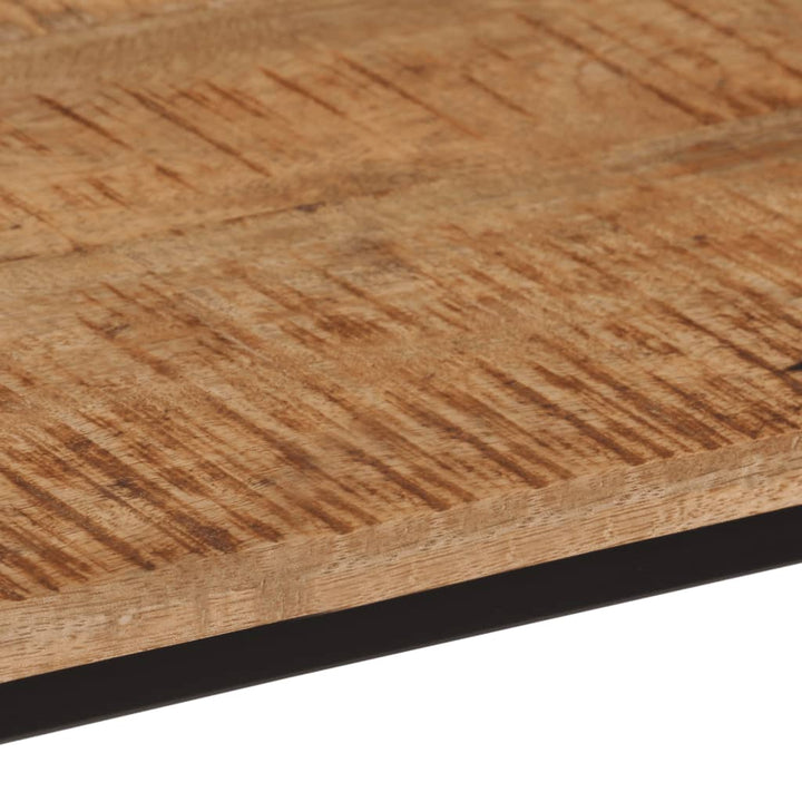 konsolbord 80x30x74 cm massivt mangotræ og jern