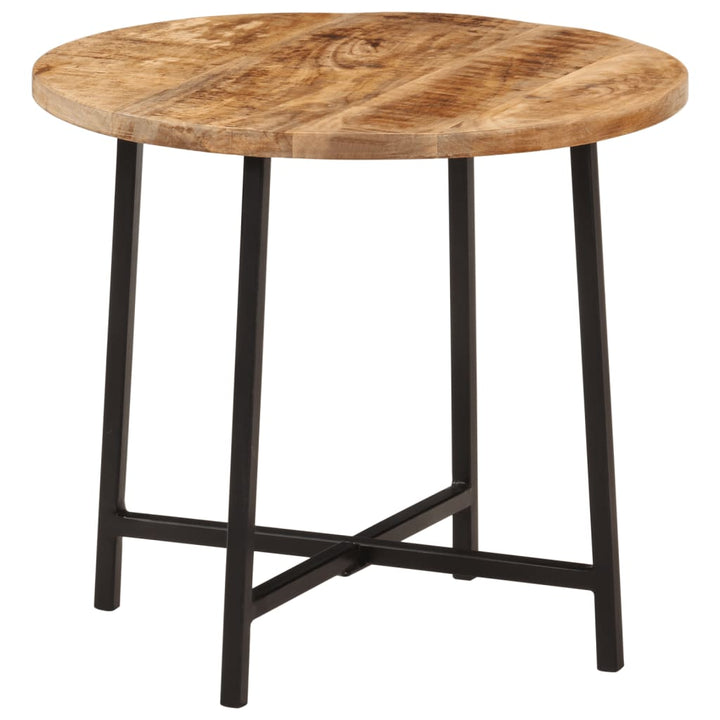 sofabord 45x45x40 cm massivt mangotræ og jern