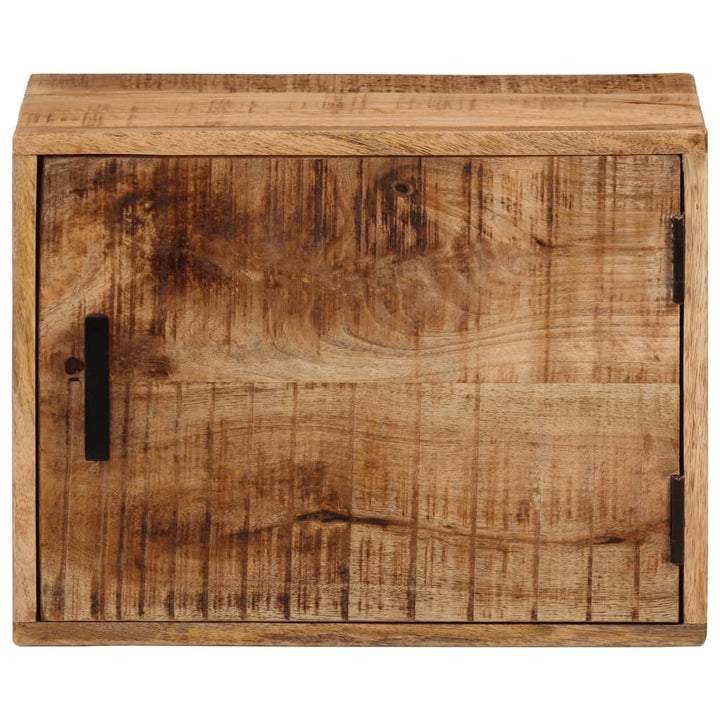 væghængt sengebord 40x30x25 cm massivt mangotræ