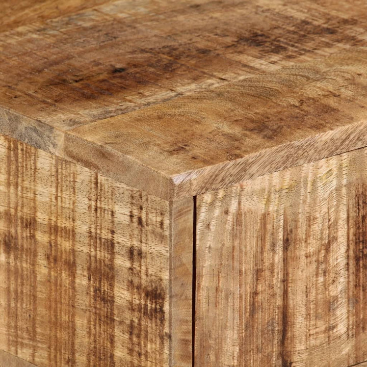 væghængt sengebord 40x30x13,5 cm massivt mangotræ