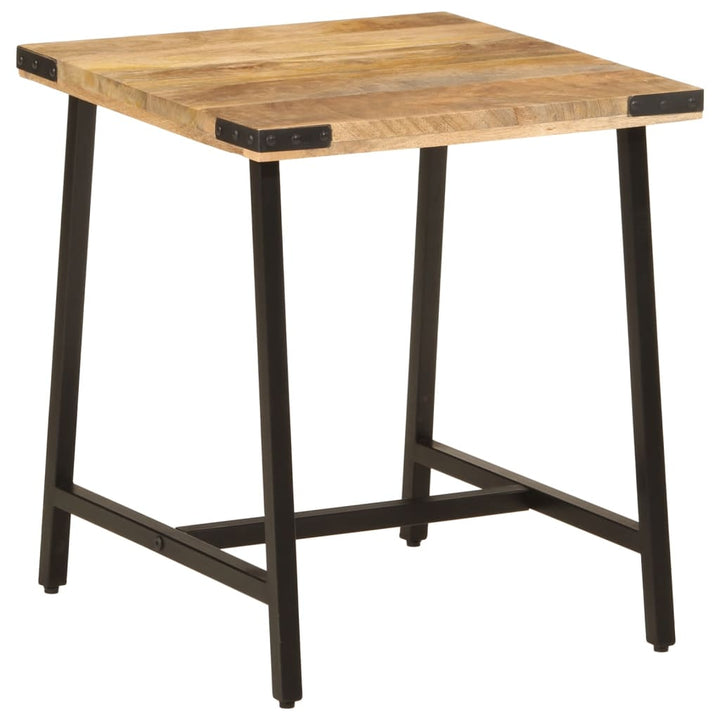 sidebord 45x45x50 cm massivt mangotræ og jern