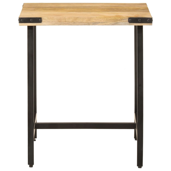 sidebord 45x45x50 cm massivt mangotræ og jern