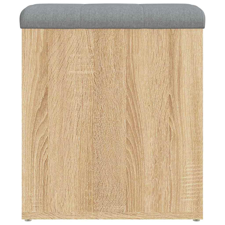 opbevaringsbænk Sonoma eg 42x42x45 cm konstrueret træ