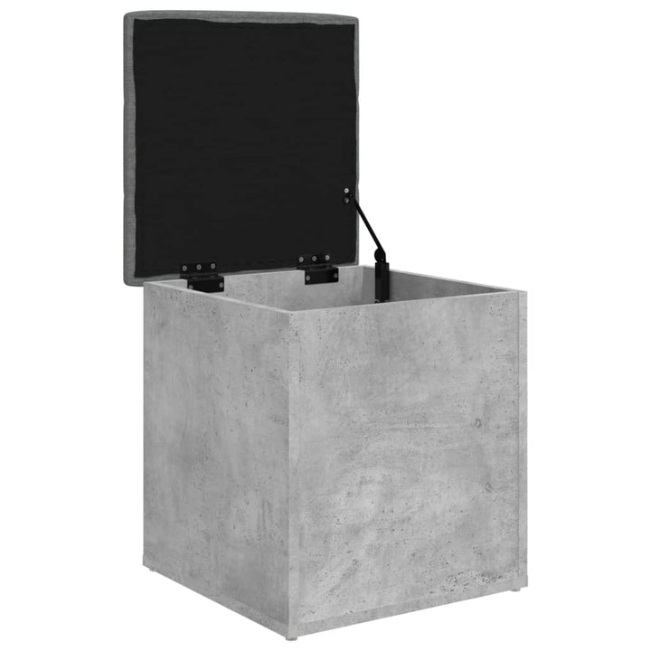 skobænk 42x42x45 cm konstrueret træ betongrå