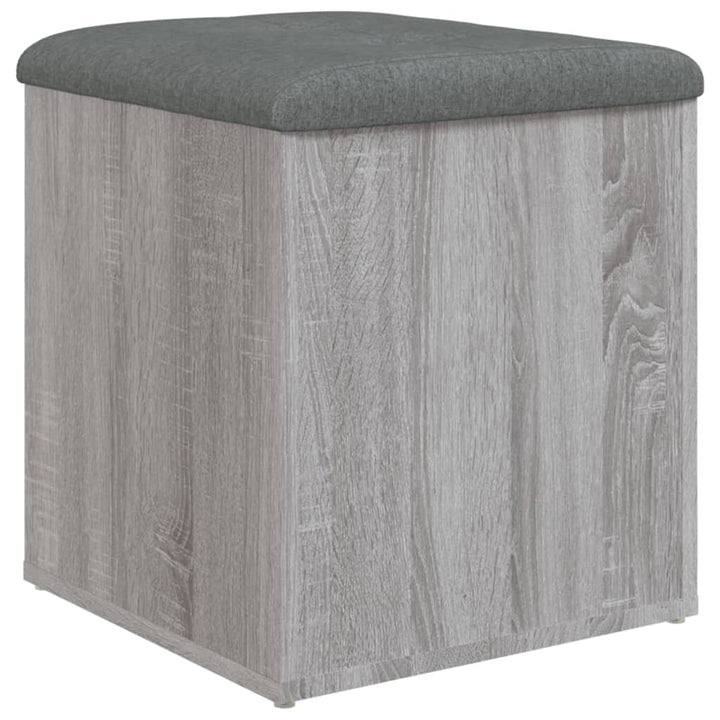 skobænk 42x42x45 cm konstrueret træ grå sonoma-eg