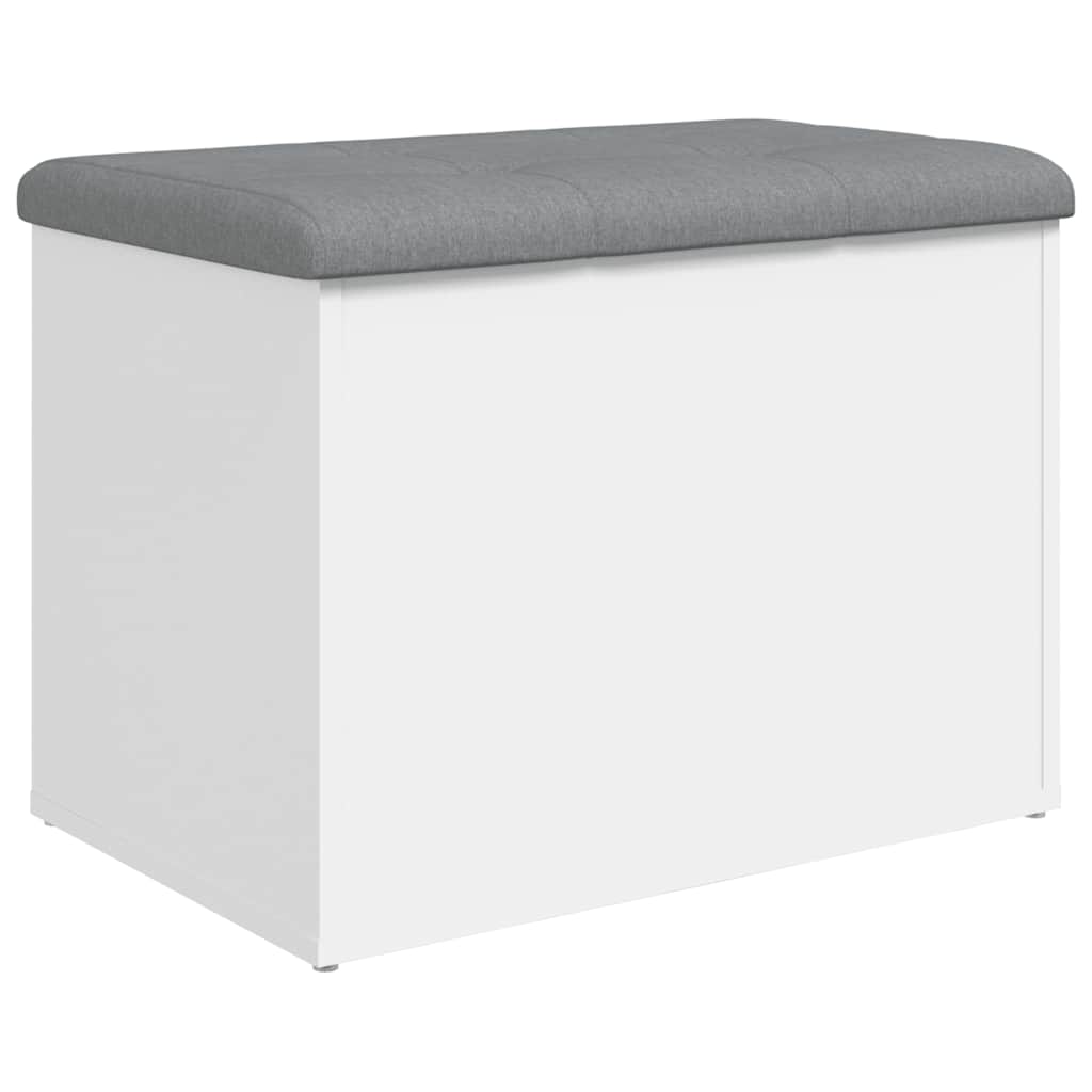 opbevaringsbænk hvid 62x42x45 cm konstrueret træ