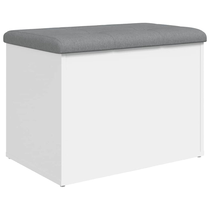 opbevaringsbænk hvid 62x42x45 cm konstrueret træ