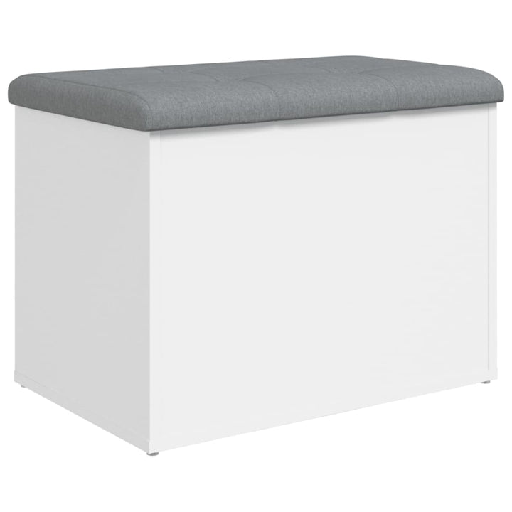 opbevaringsbænk hvid 62x42x45 cm konstrueret træ