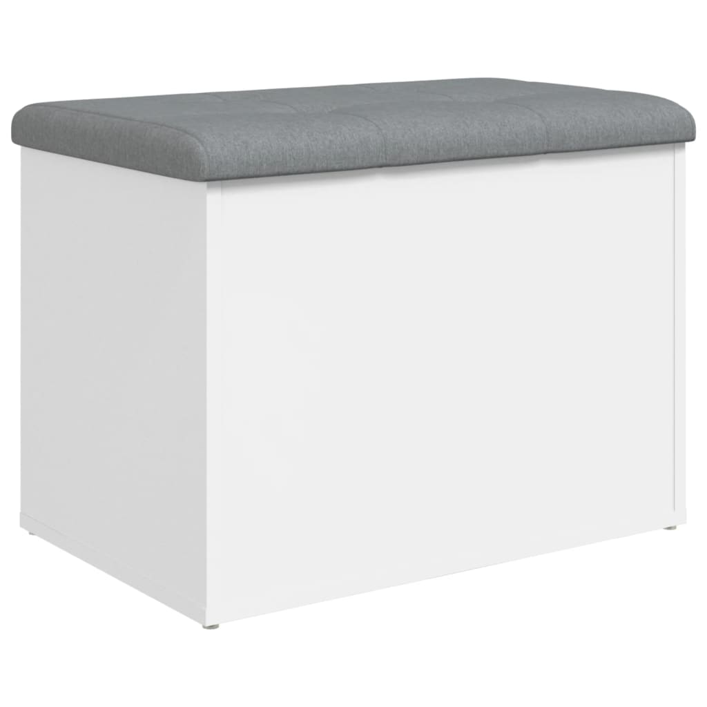 opbevaringsbænk hvid 62x42x45 cm konstrueret træ