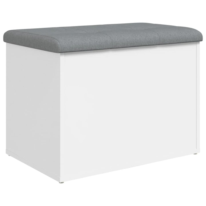 opbevaringsbænk hvid 62x42x45 cm konstrueret træ