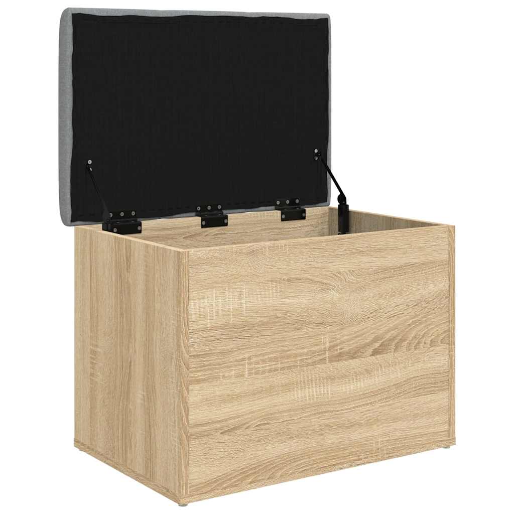opbevaringsbænk Sonoma eg 62x42x45 cm konstrueret træ