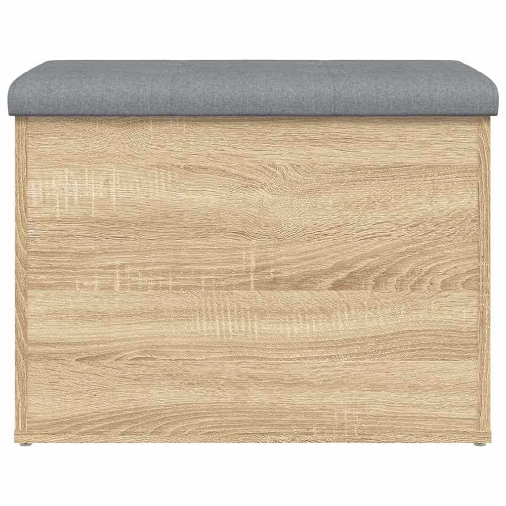 opbevaringsbænk Sonoma eg 62x42x45 cm konstrueret træ