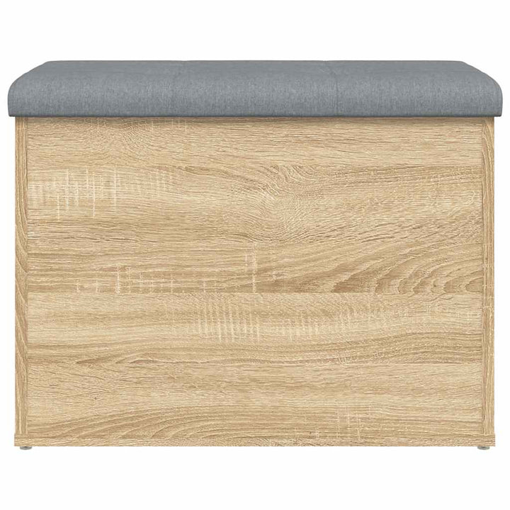 opbevaringsbænk Sonoma eg 62x42x45 cm konstrueret træ